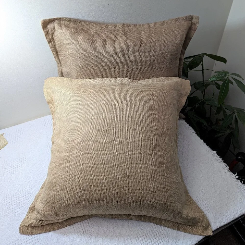 Pottery Barn Belgian Linen Dual Color Pillow-Per Pillow‎